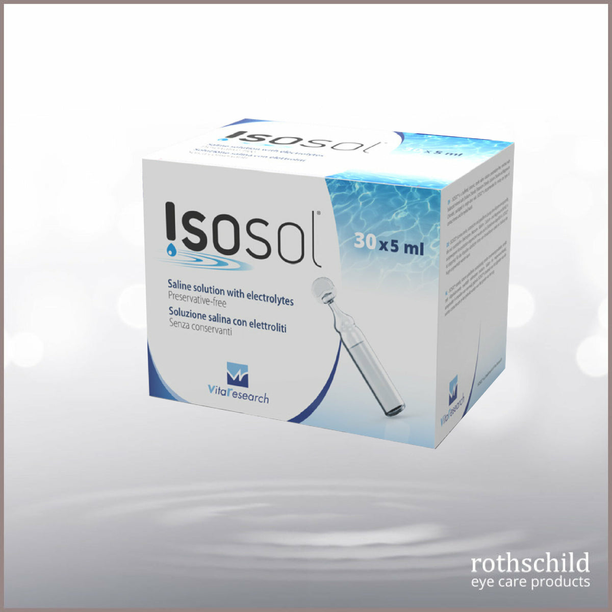 Isosol saline solution 30x5 ml 8sostituisce AVIZOR SALINE UNIDOSE ...